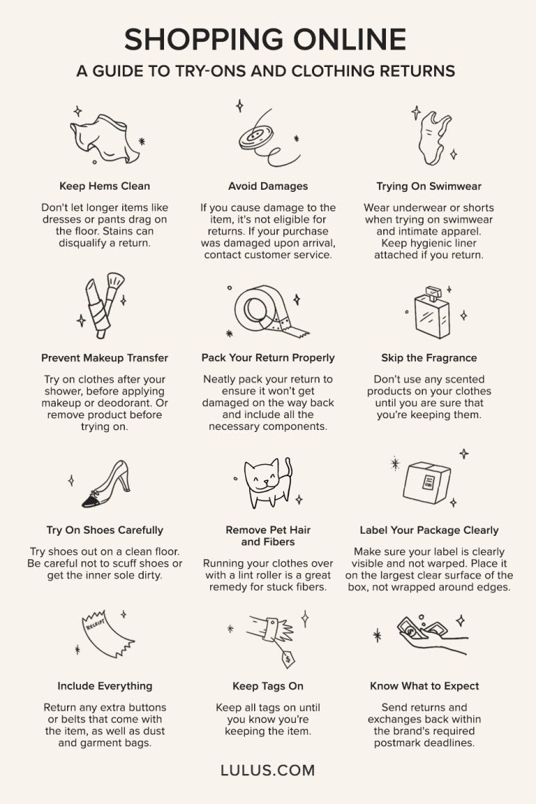 How To TryOn & Return Clothing You Bought Online Fashion Blog