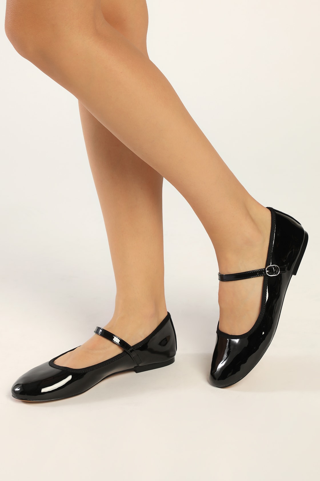 patent ballet flats