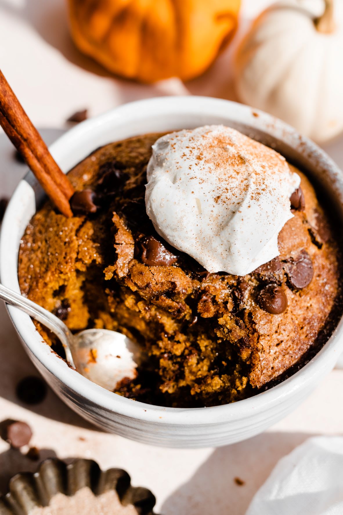 chocolate chip mug cake