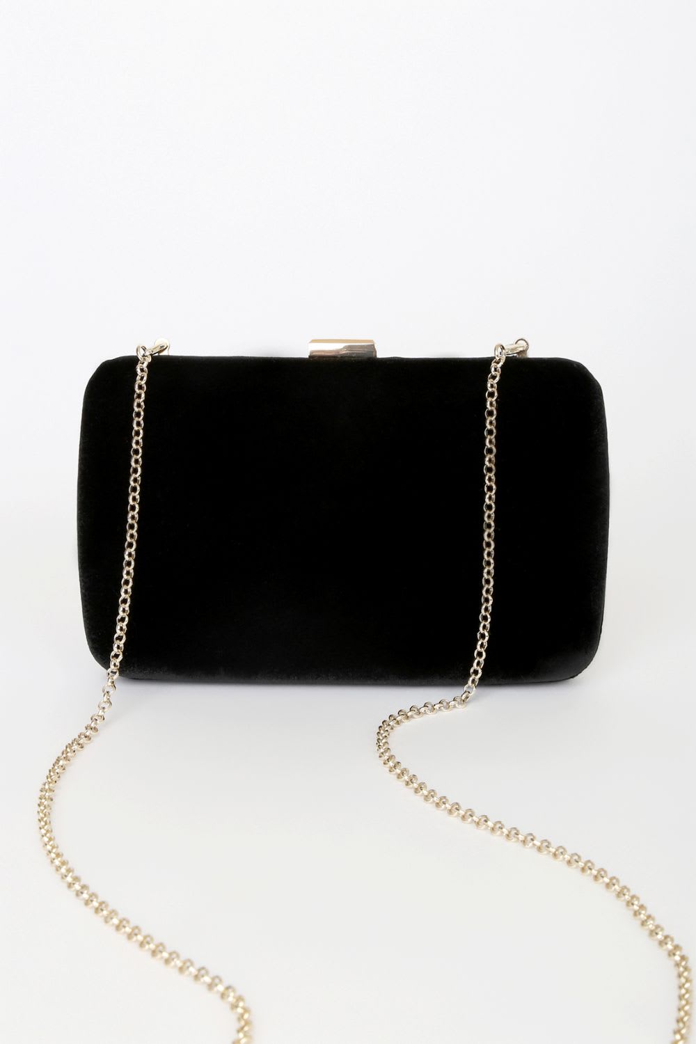 black velvet box clutch