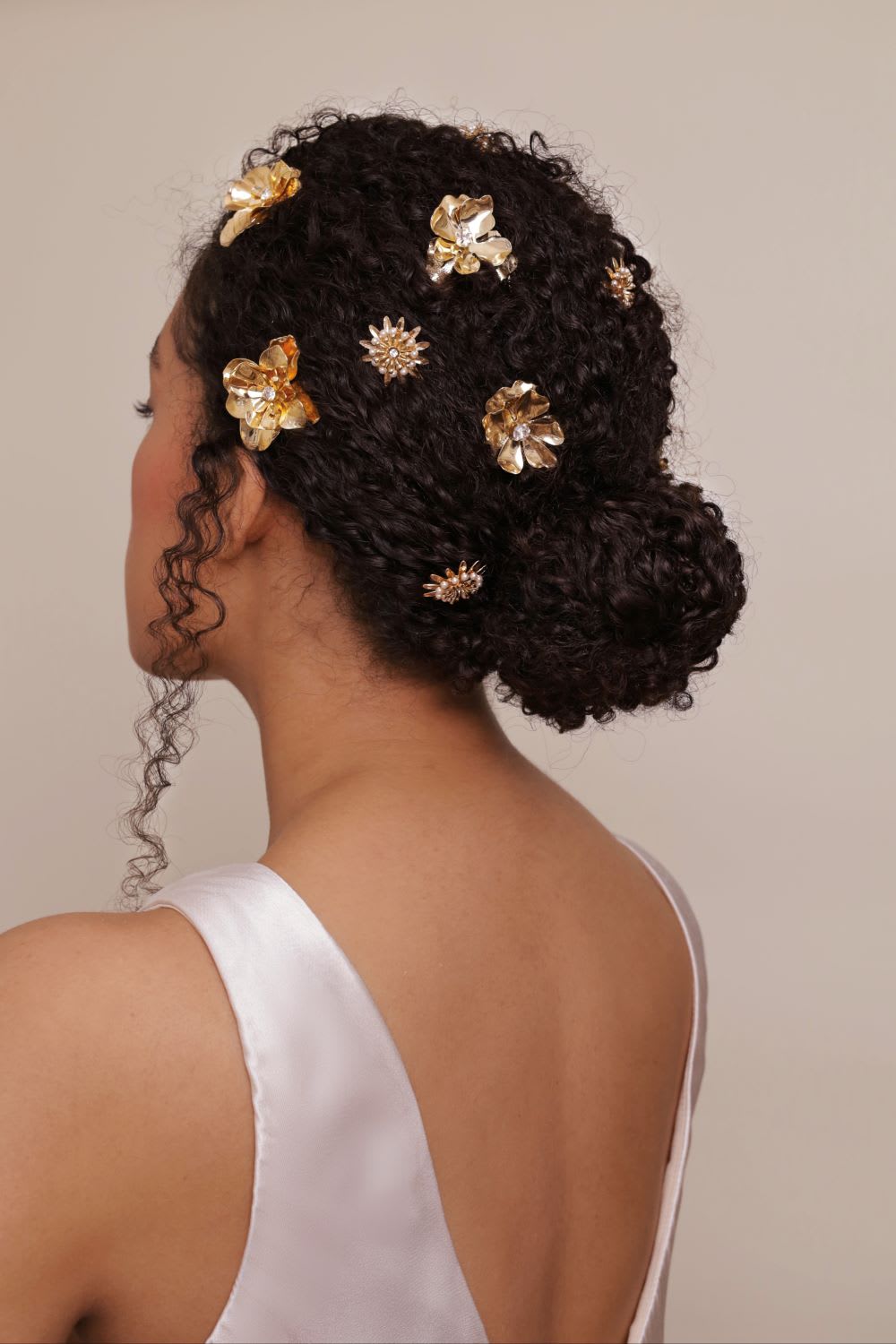 curly wedding updo
