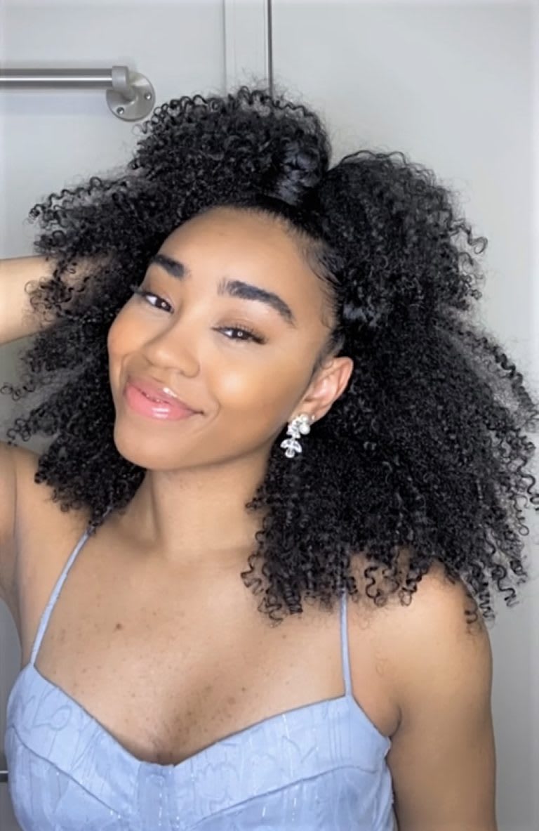 Tight Curly - 4mm | Curly homecoming hairstyles, Tight curly hair, Wavy hair