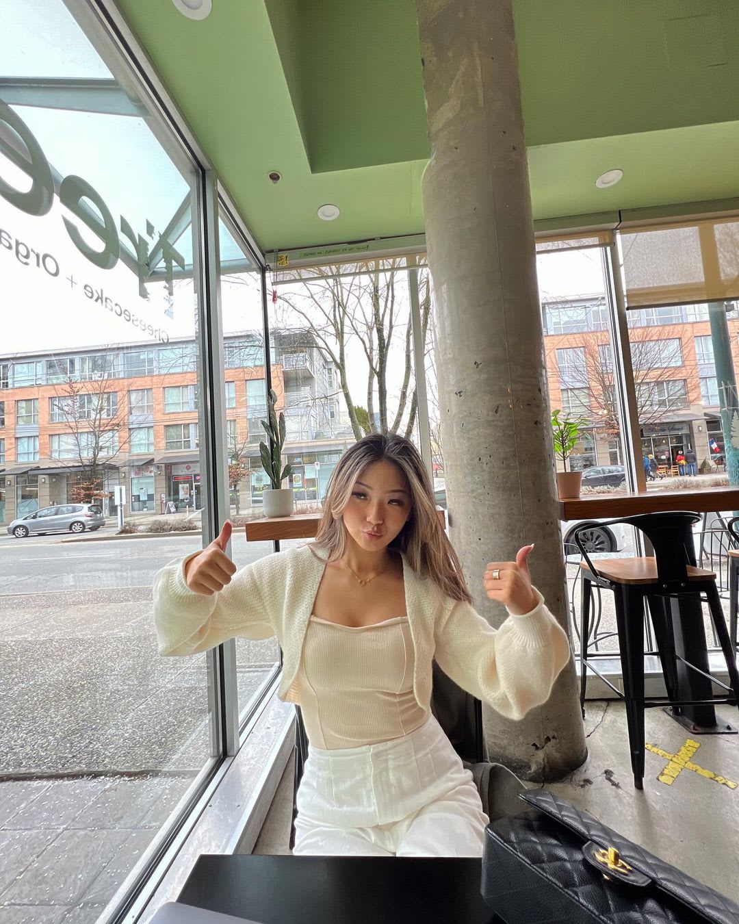 cream long sleeve open front shrug sweater
