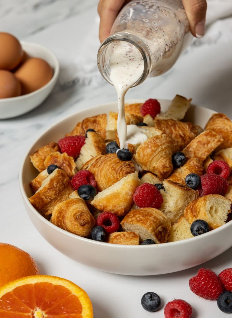 Berry Croissant French Toast Bake, A Brunch Game Changer