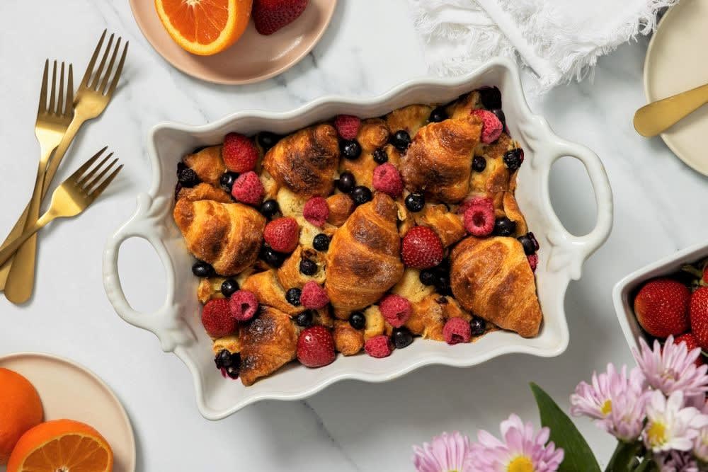 Berry Croissant French Toast Bake, A Brunch Game Changer - Lulus.com ...