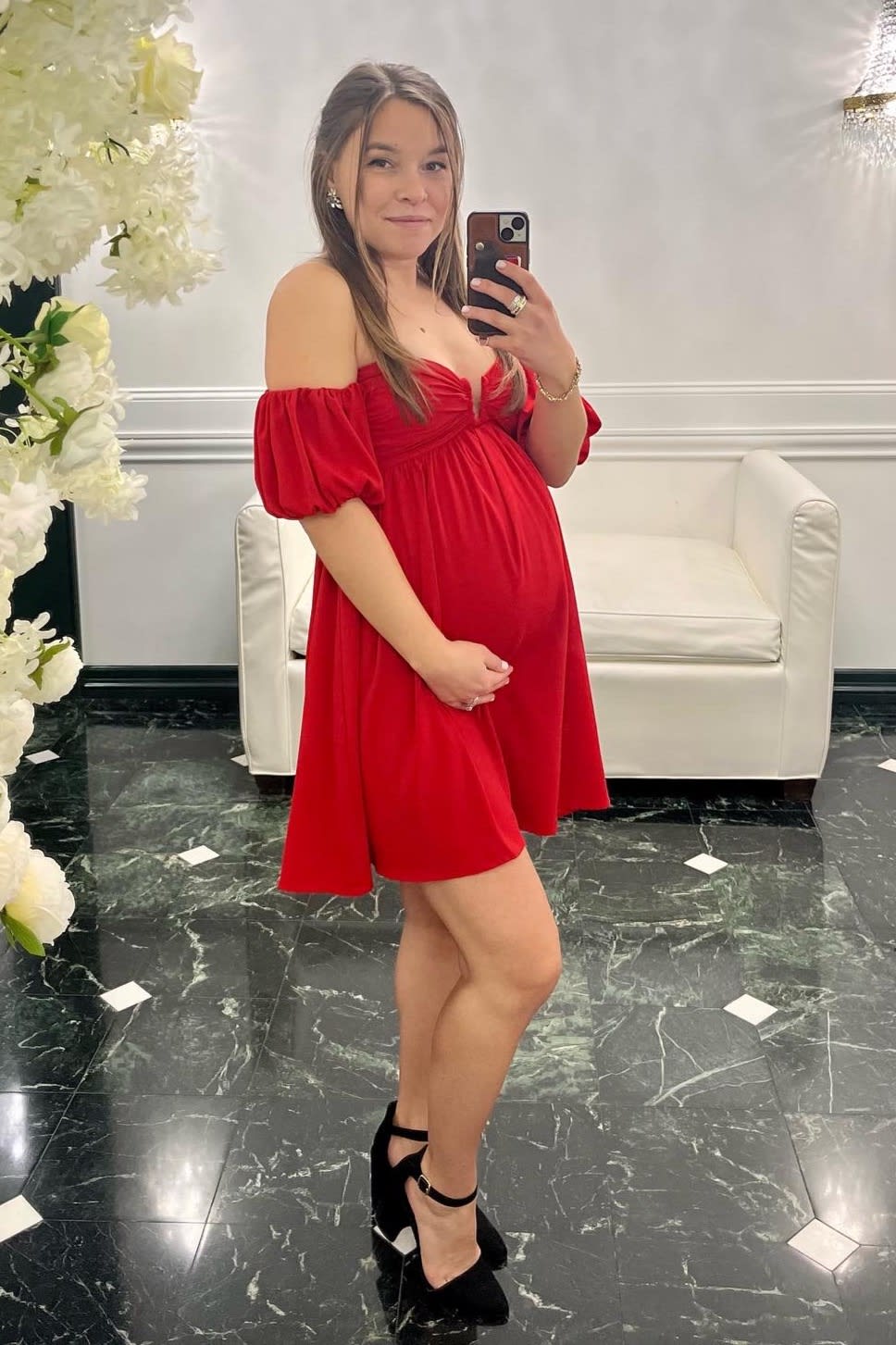 Baby Exo Maternity Chiffon Yarn Photoshoot Bump Dresses | Baby Exo – BabyExo