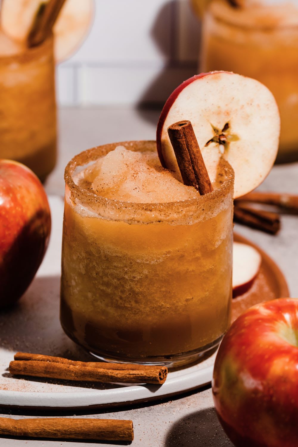 Boozy Apple Cider Slushie Recipe Fashion Blog