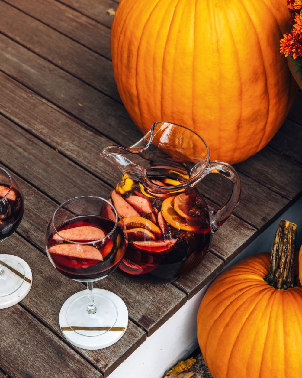 spiced fall sangria