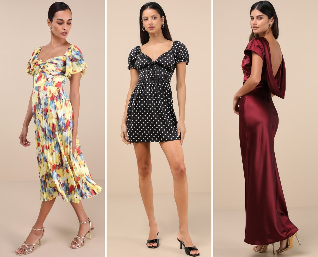 short sleeve wedding guest dresses