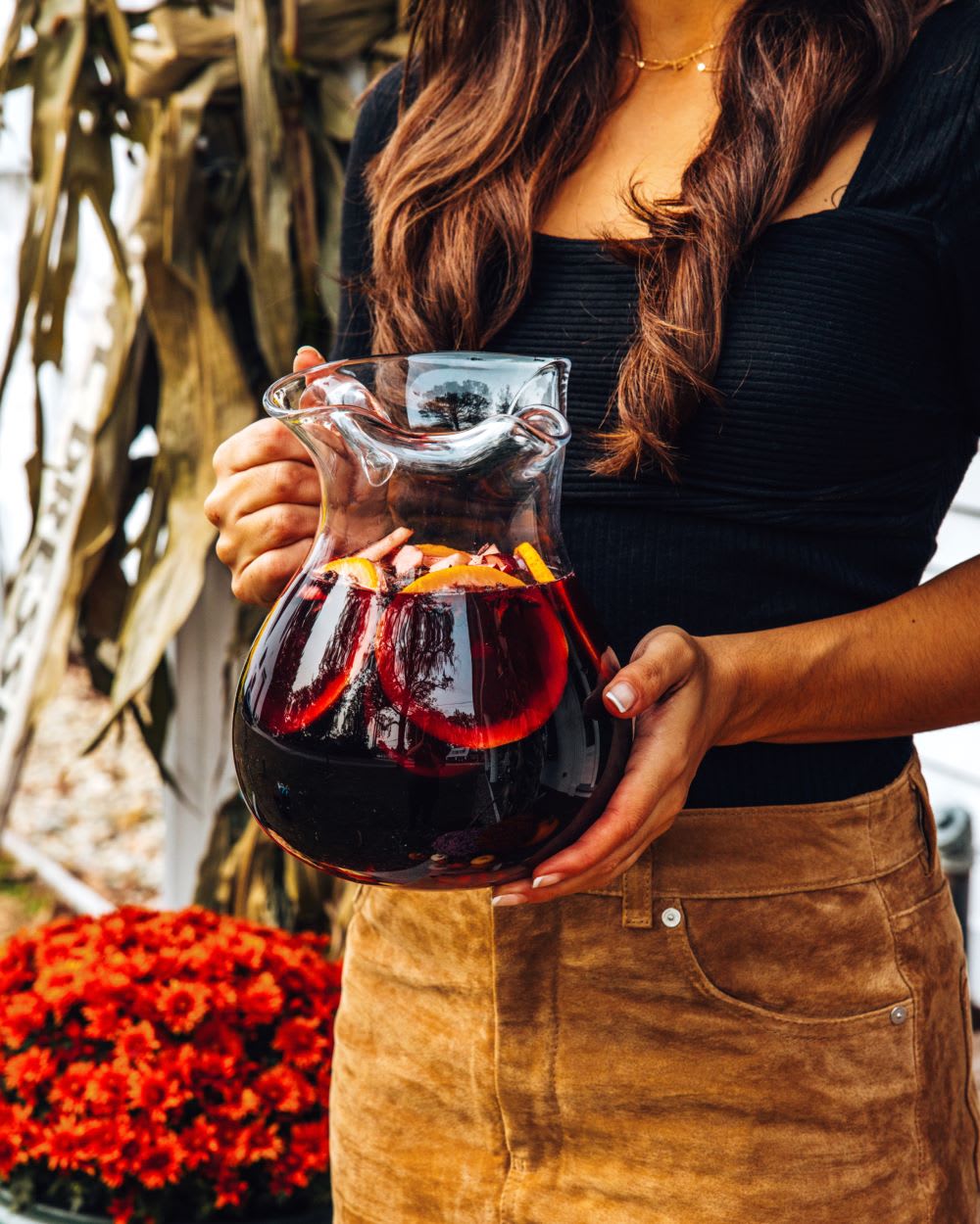 spiced fall sangria