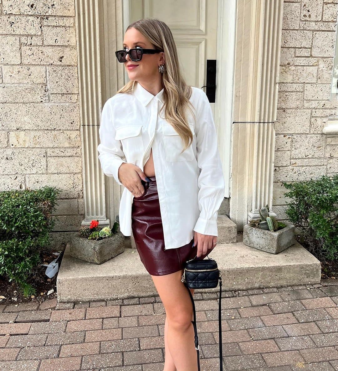 Leather Skirt Outfit Ideas for 2024 -  Fashion Blog