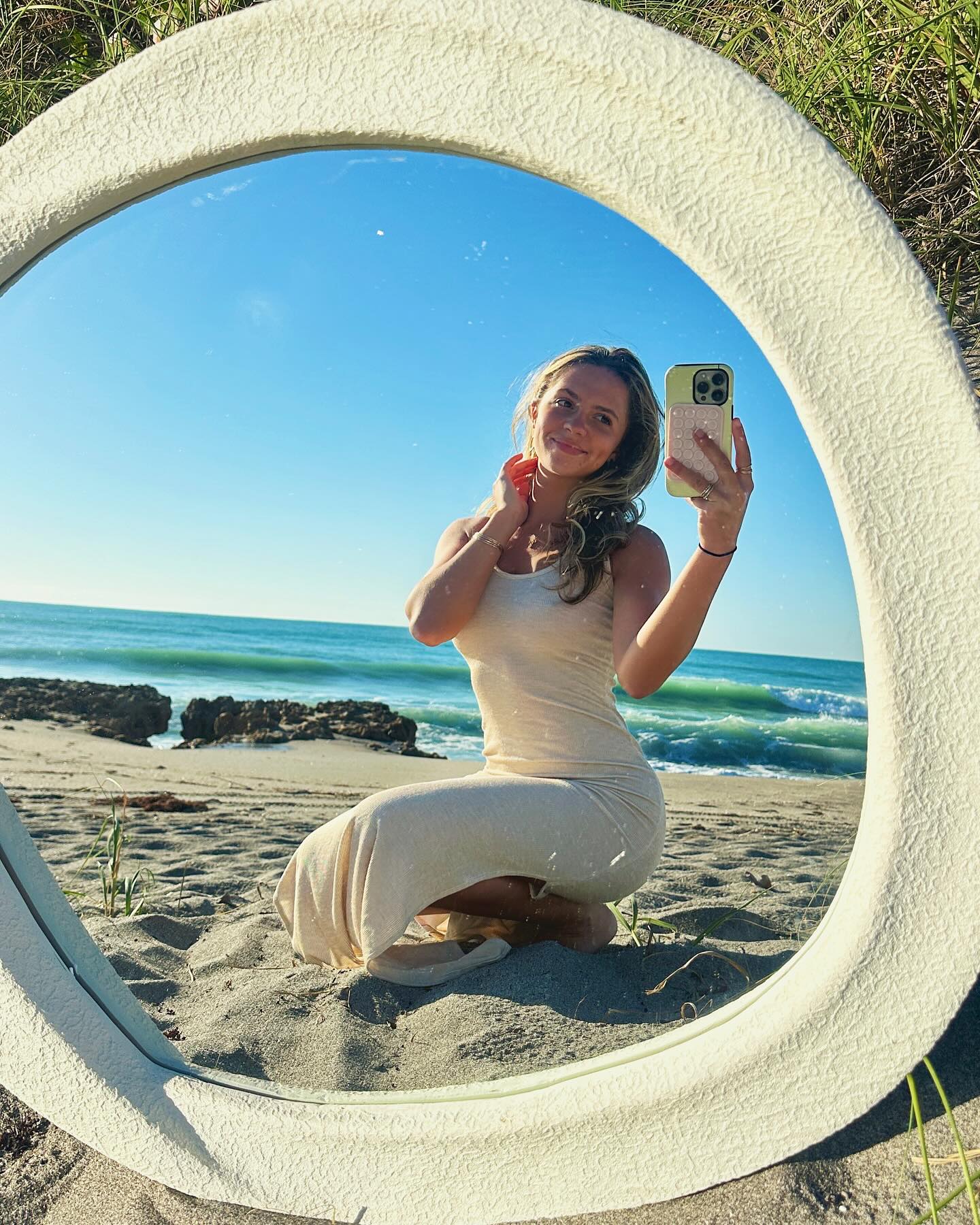 beige ribbed sleeveless maxi dress