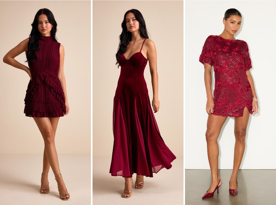 What to Wear to a Christmas Party: Holiday Outfits for Women - Lulus.com  Fashion Blog, image size:1080x800