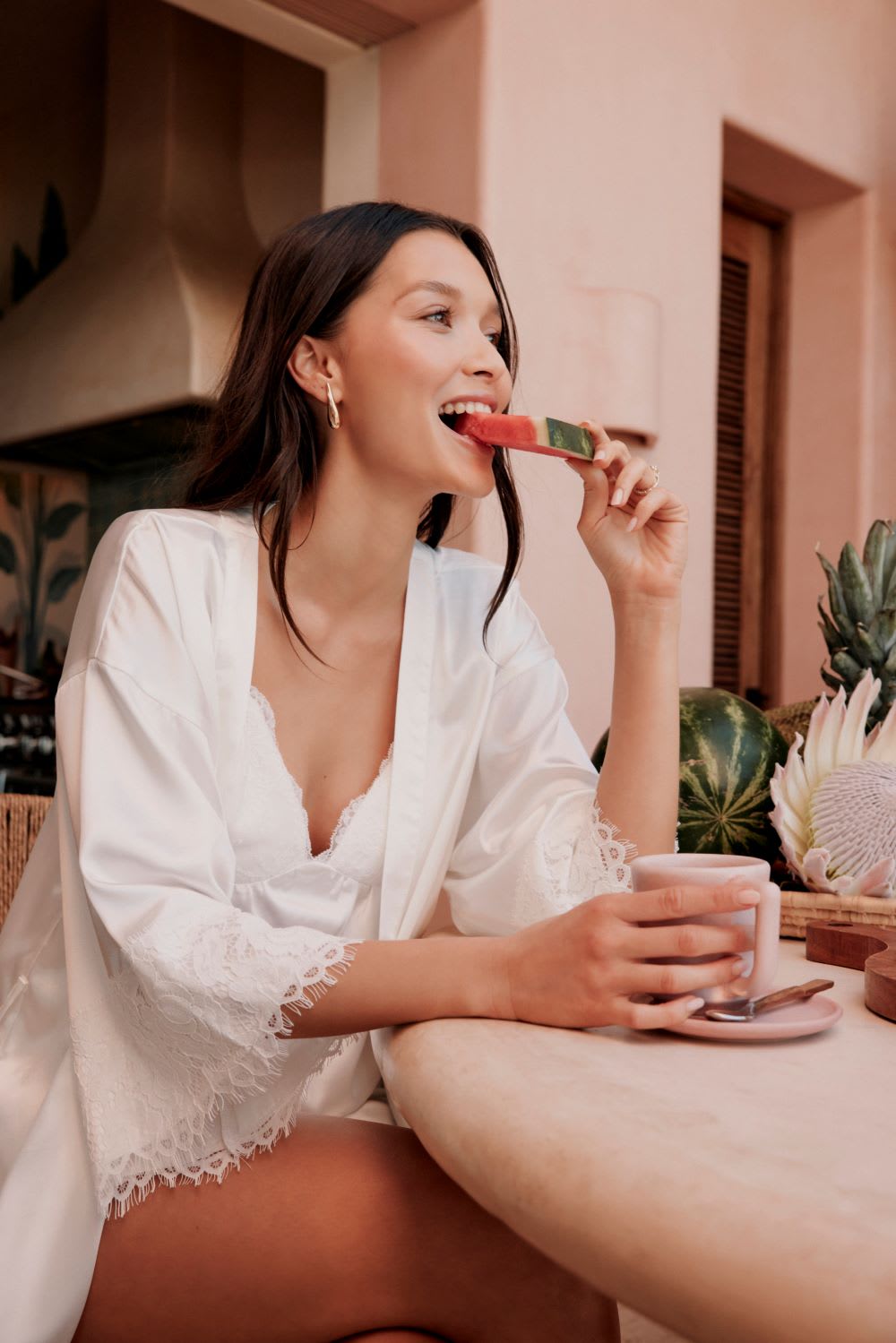 bridal getting ready set