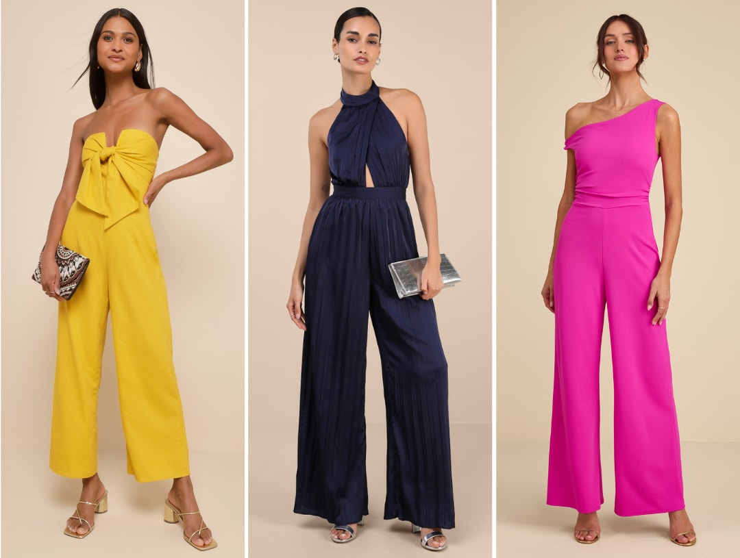 engagement party guest jumpsuits