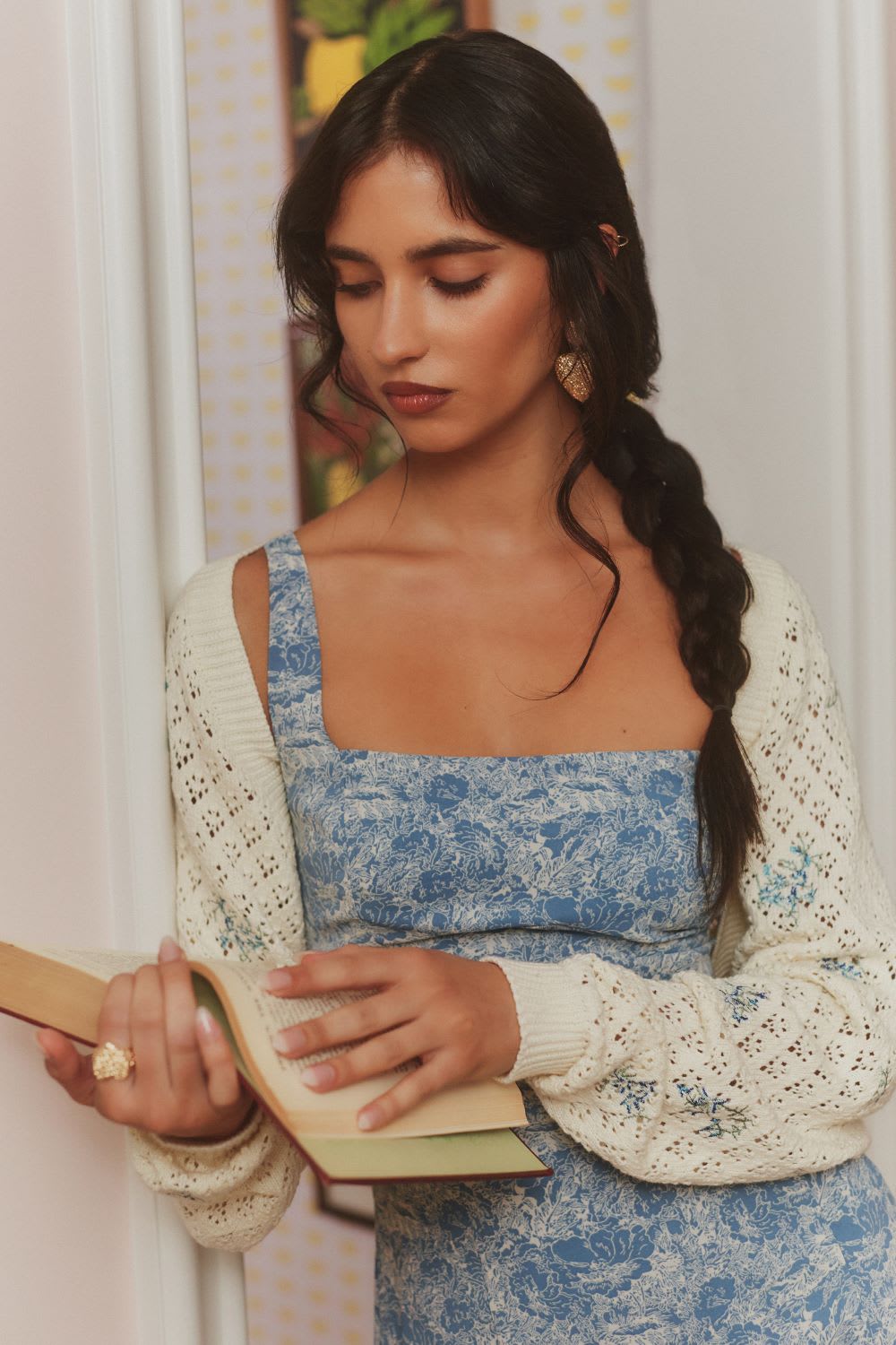 floral print shrug