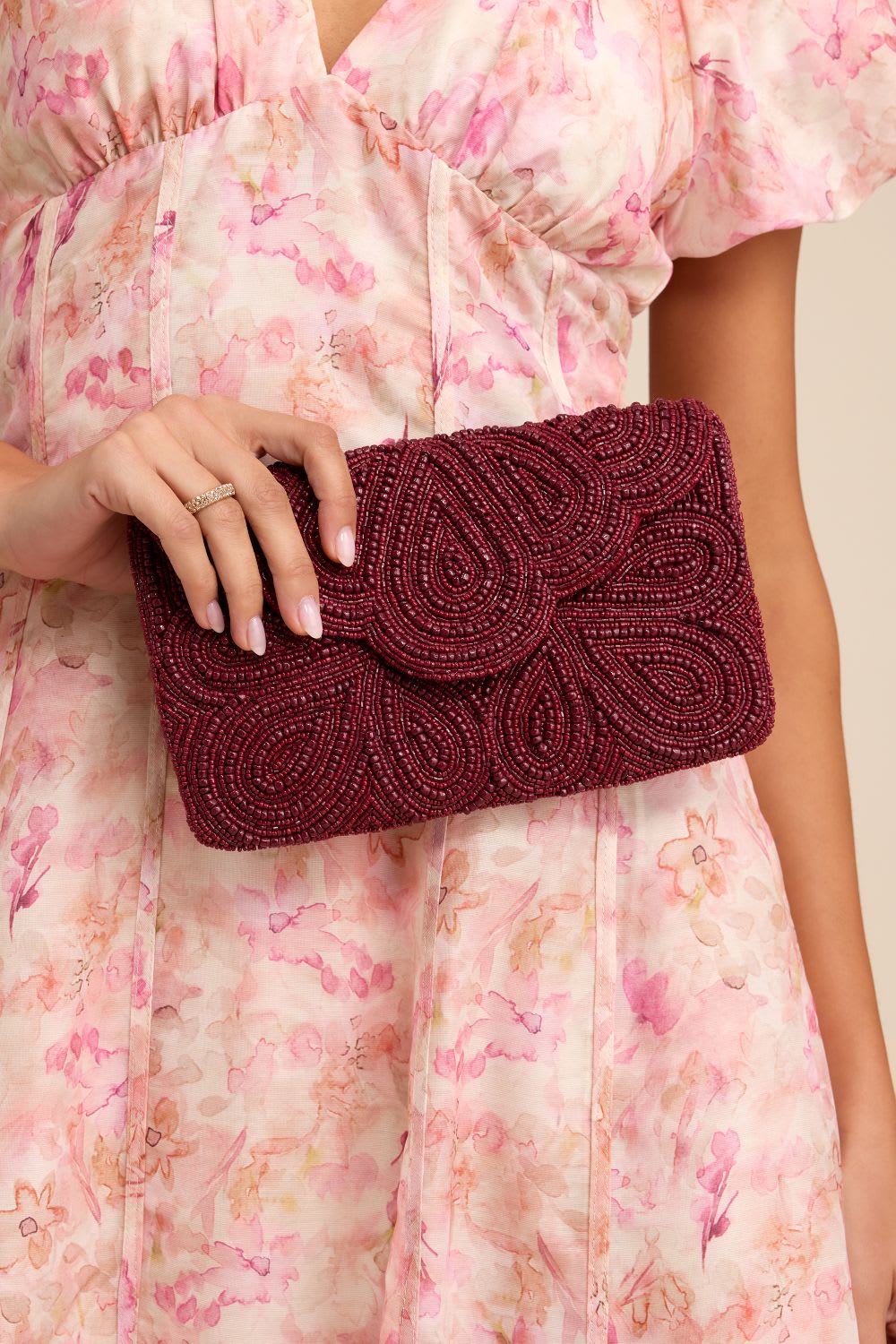 beaded wedding guest bag
