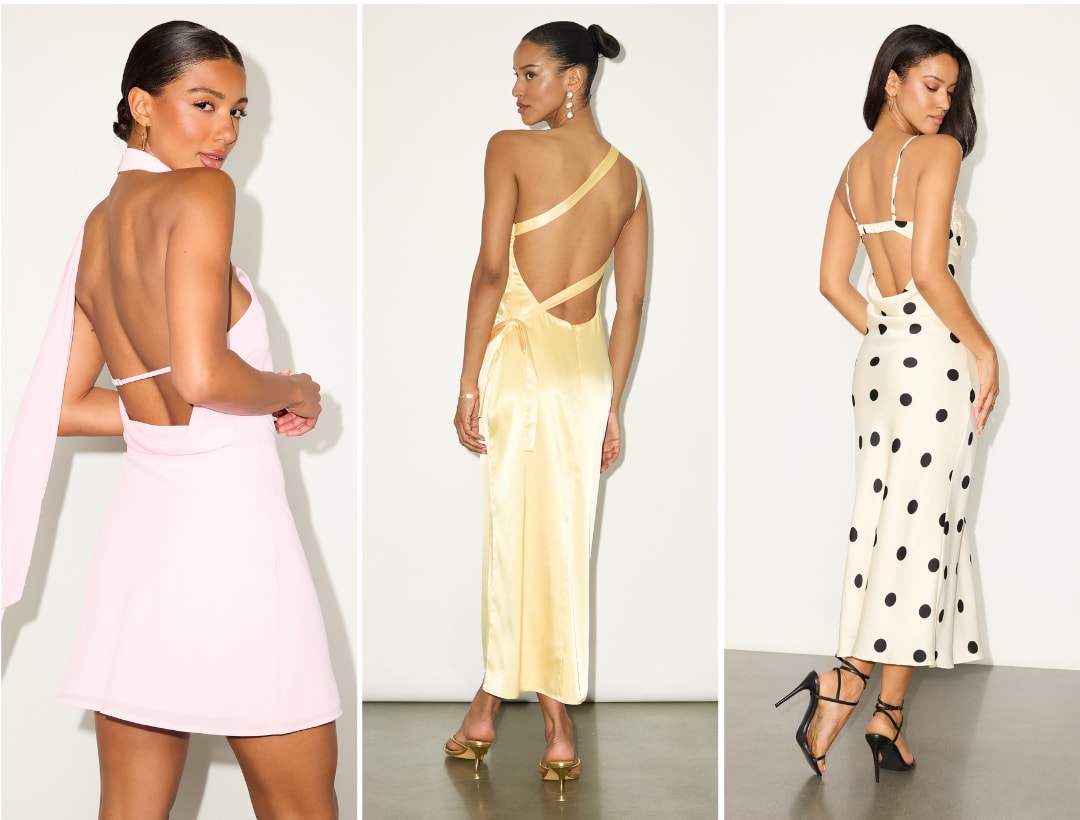 open back cocktail dresses