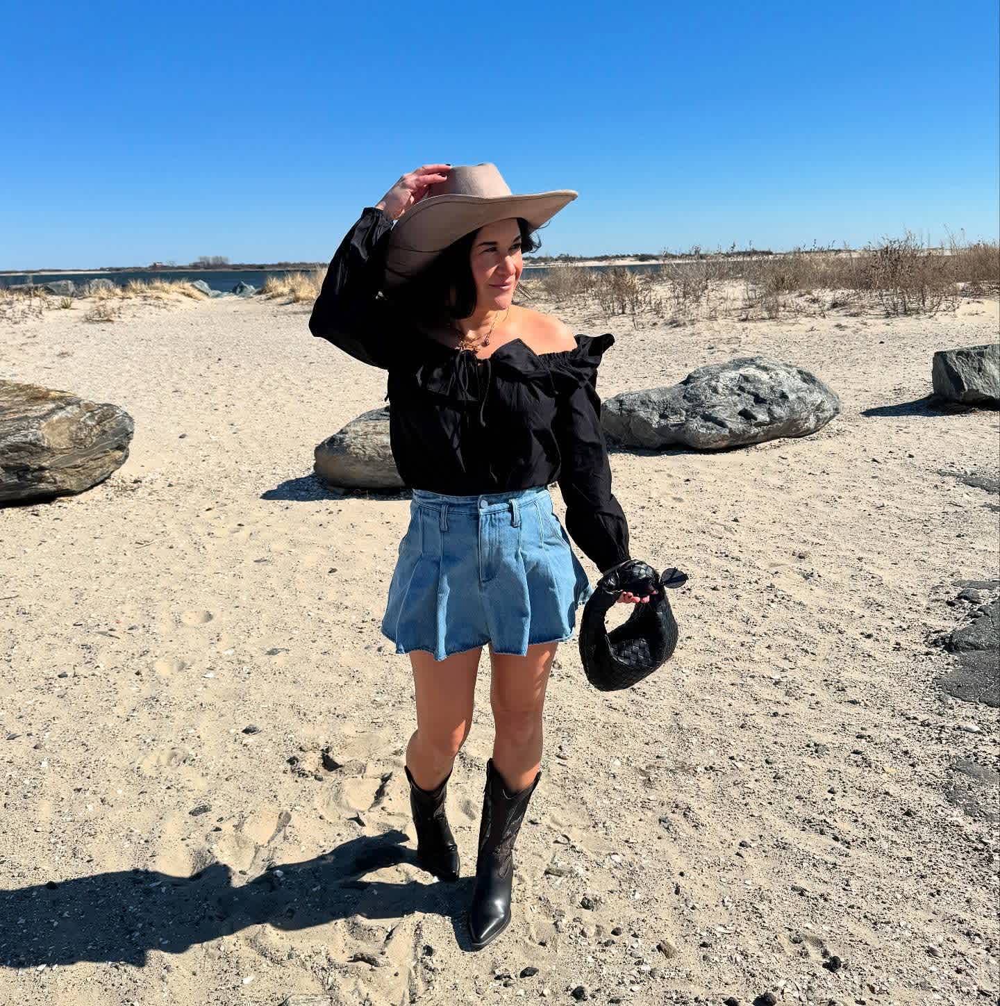 off the shoulder blouse
