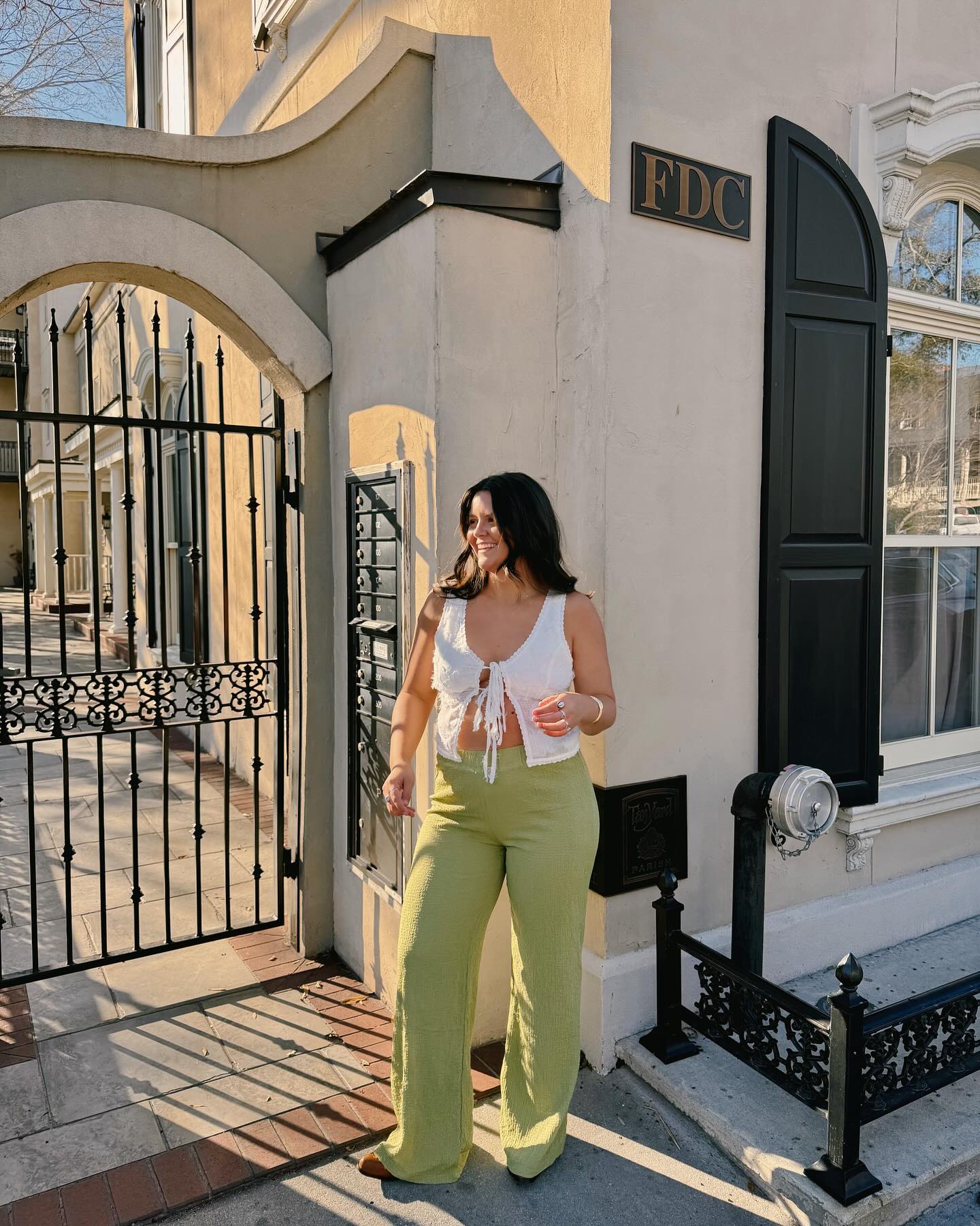 tie front top