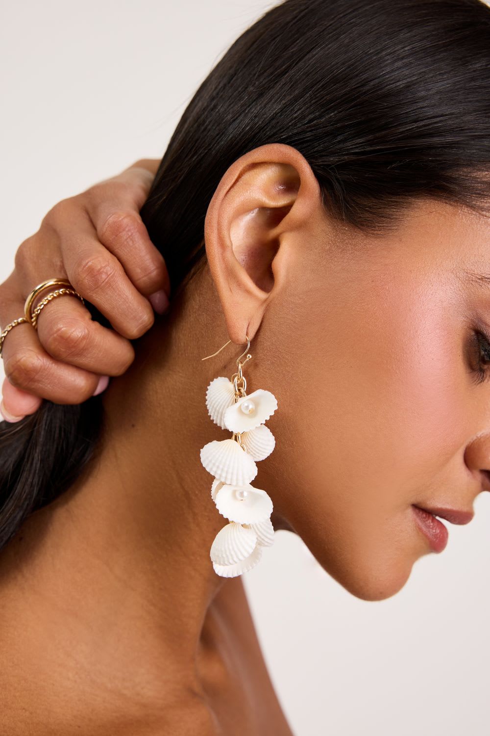 seashell earrings