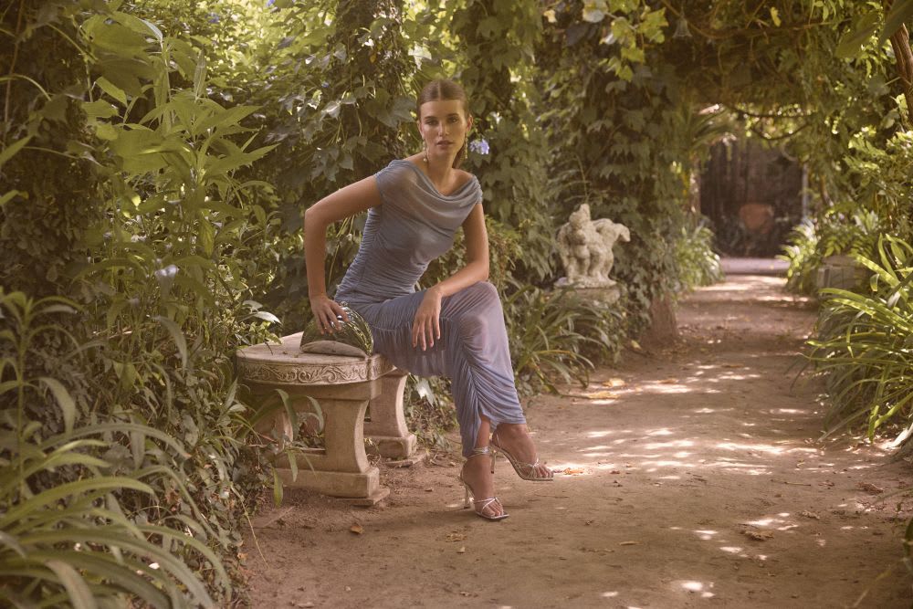 ruched bodycon maxi dress