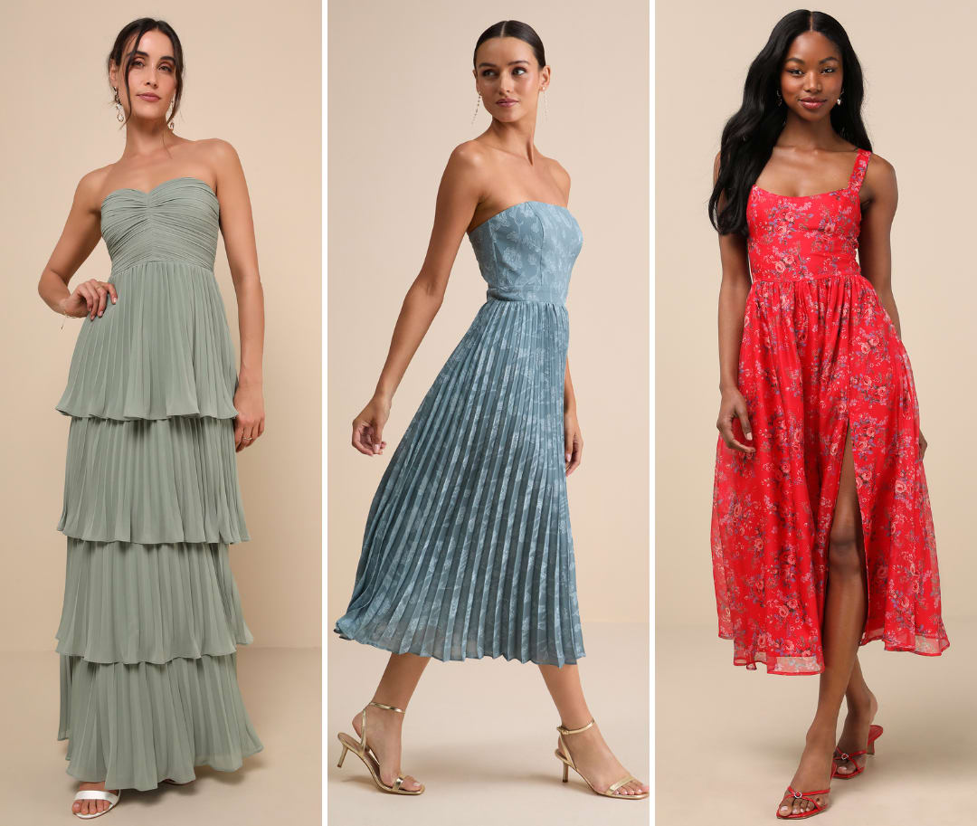 barn wedding guest dresses