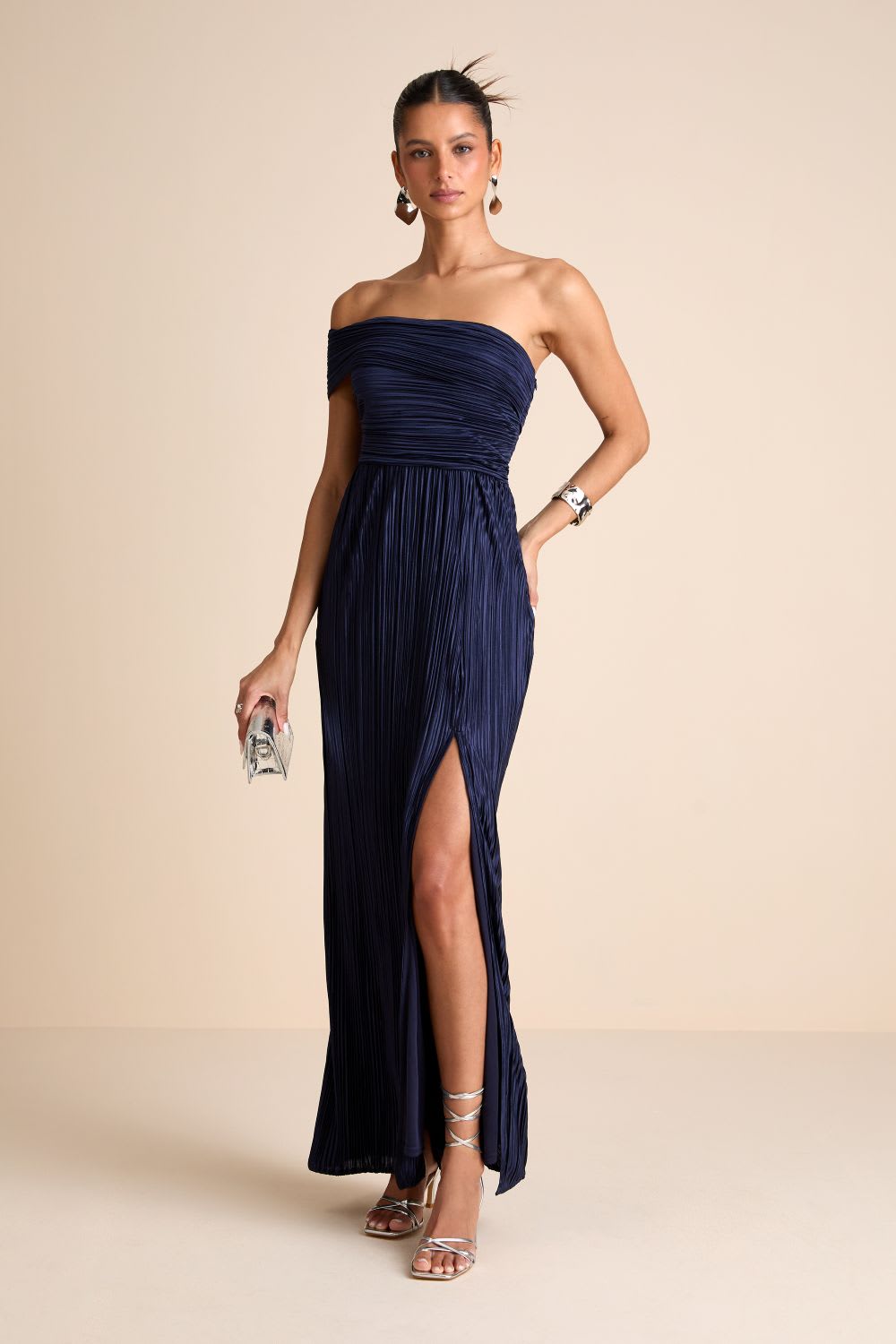navy wedding guest dress