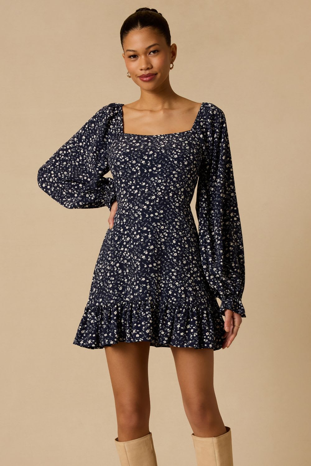 floral fall dress