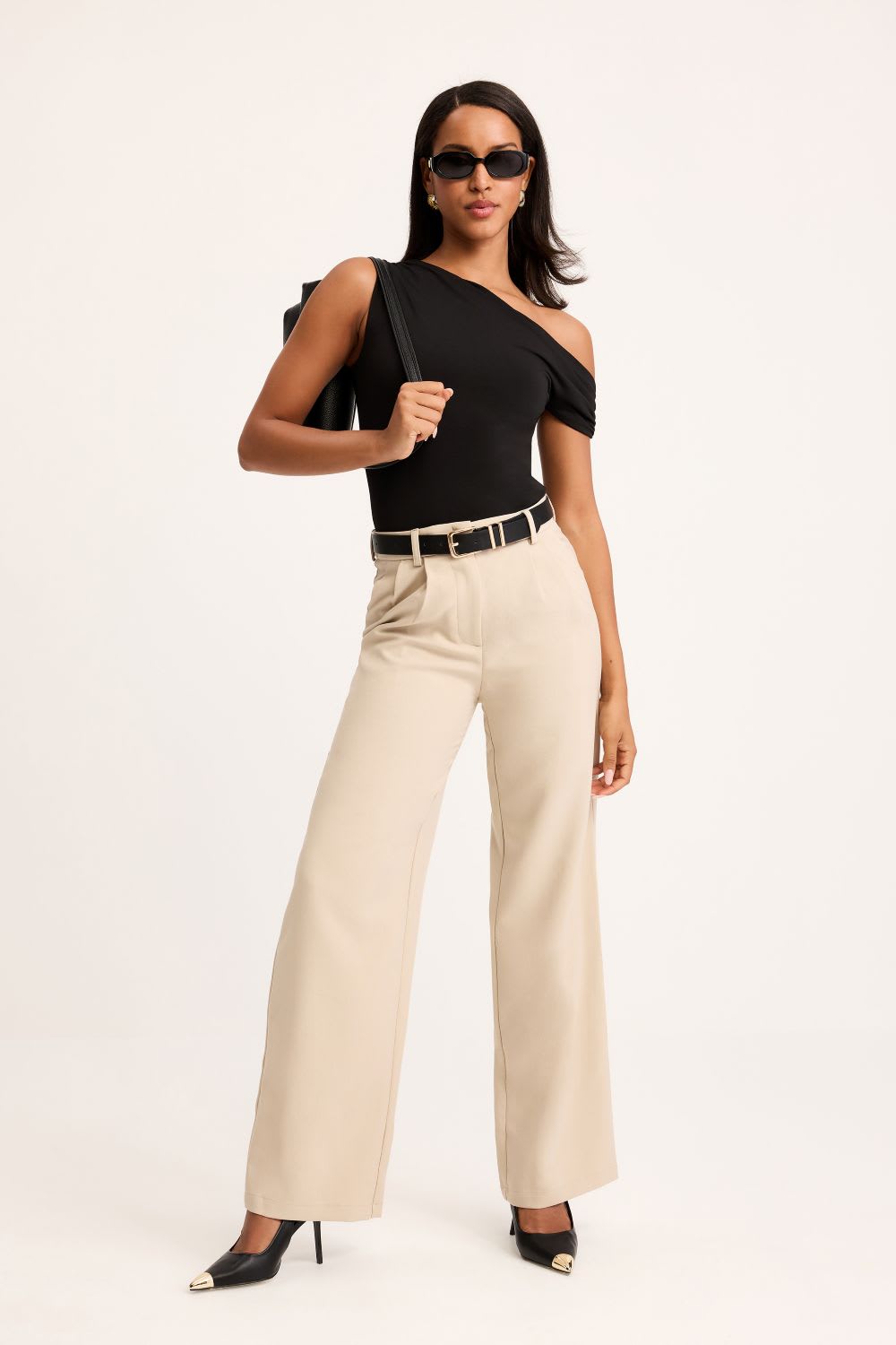 wide leg pants outfit