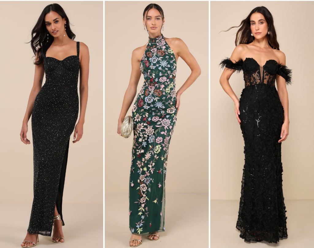 champagne satin dress Zapakasa Women Mermaid Prom with Sequins Plus Size Summer Chiffon Size:42 / L on trend