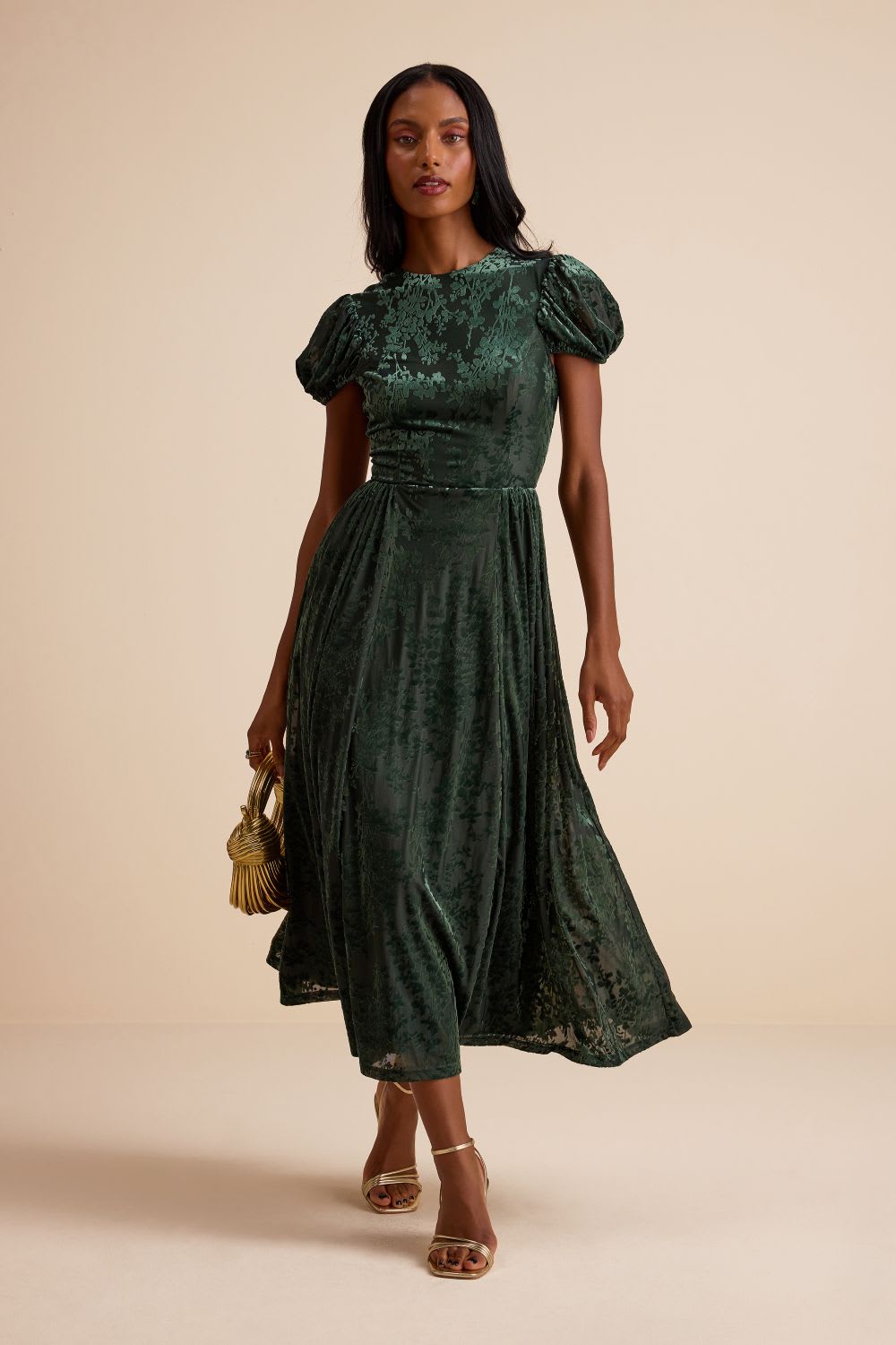 green velvet holiday dress