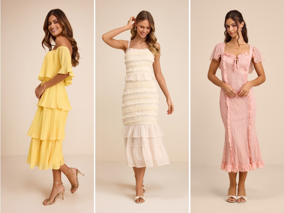 ruffle dresses 