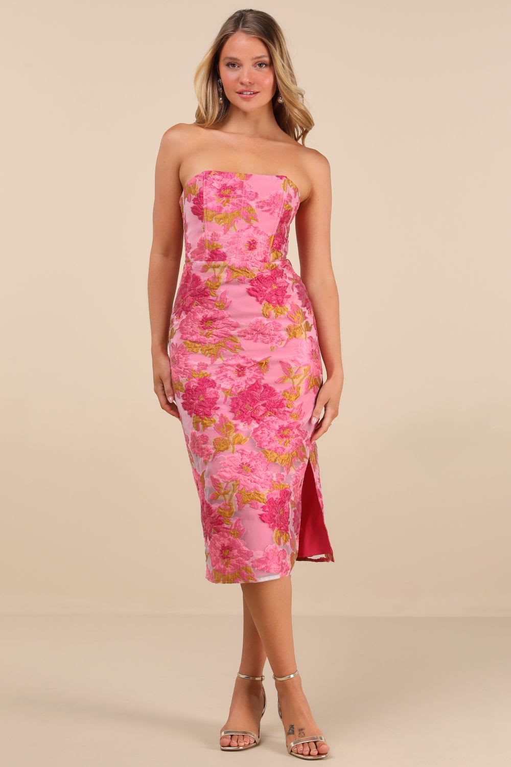 spring cocktail wedding guest dress