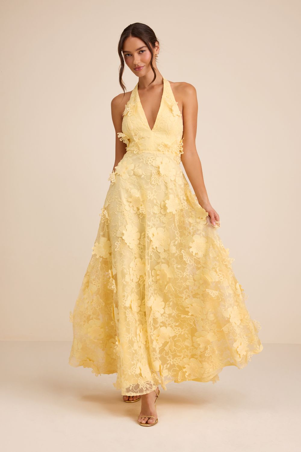 yellow summer wedding guest dress