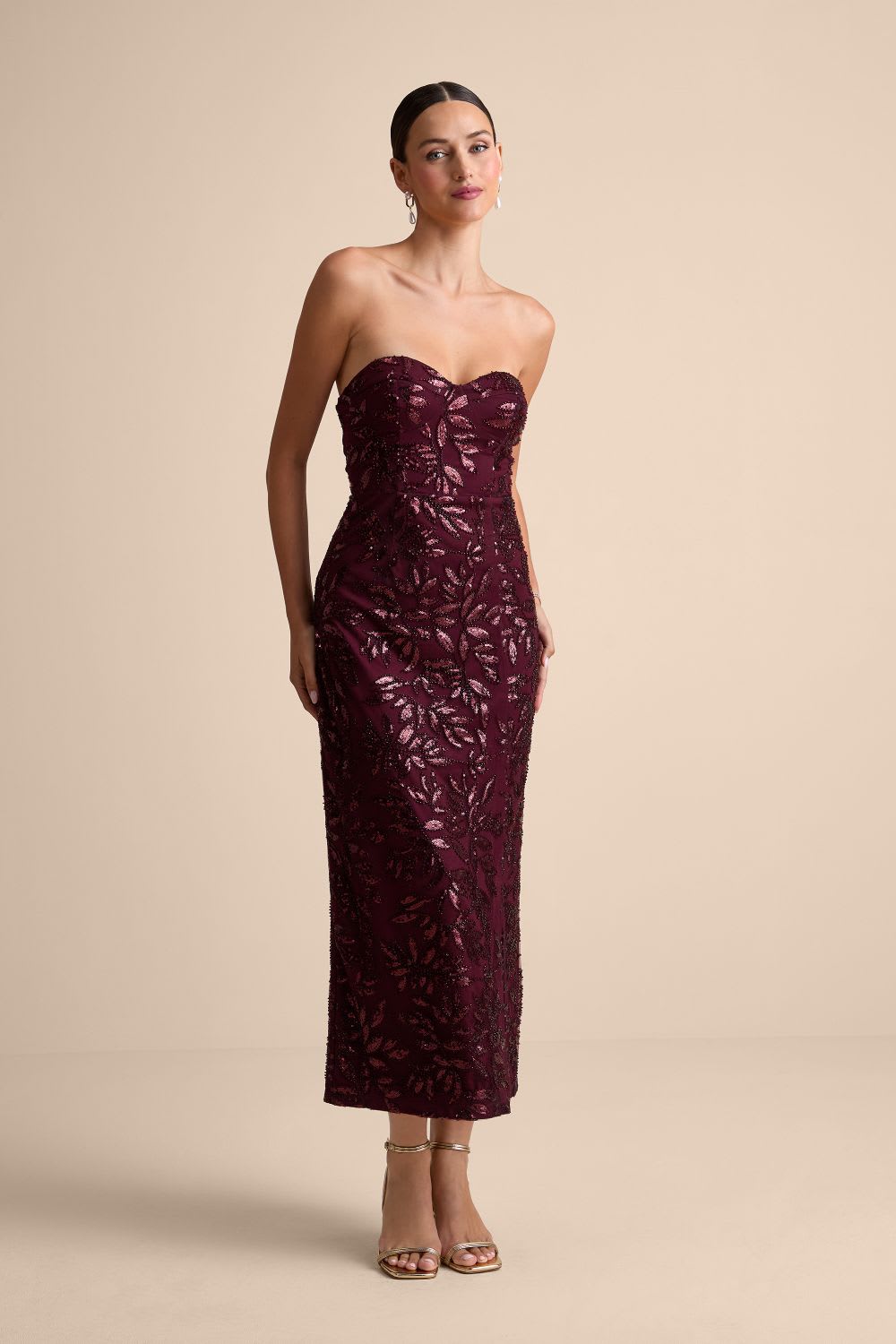 sweetheart neck dress