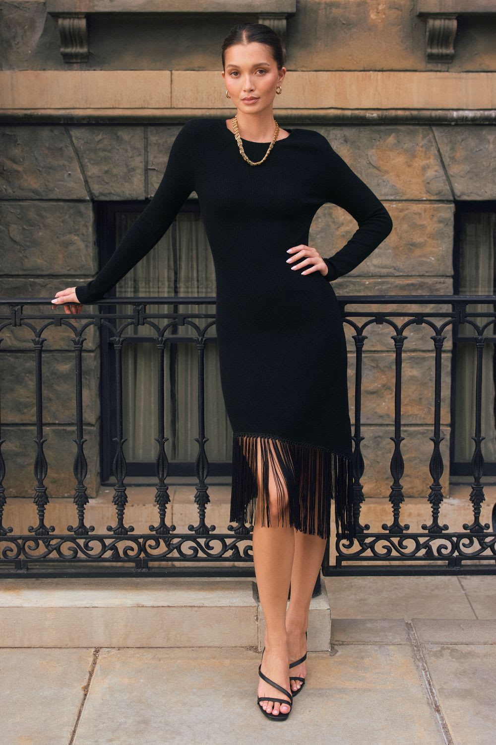 casual fall wedding guest dress