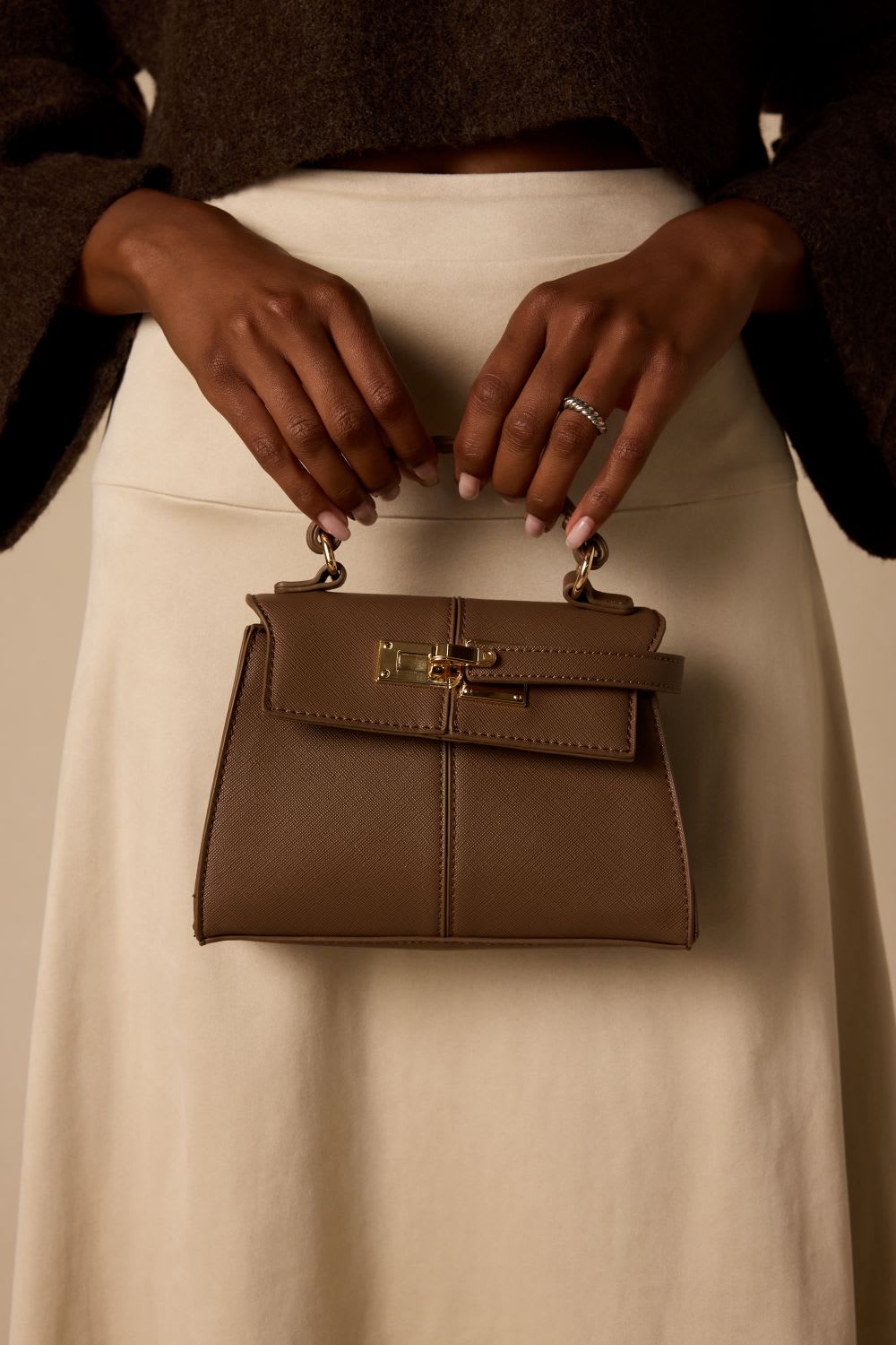 mini top handle bag