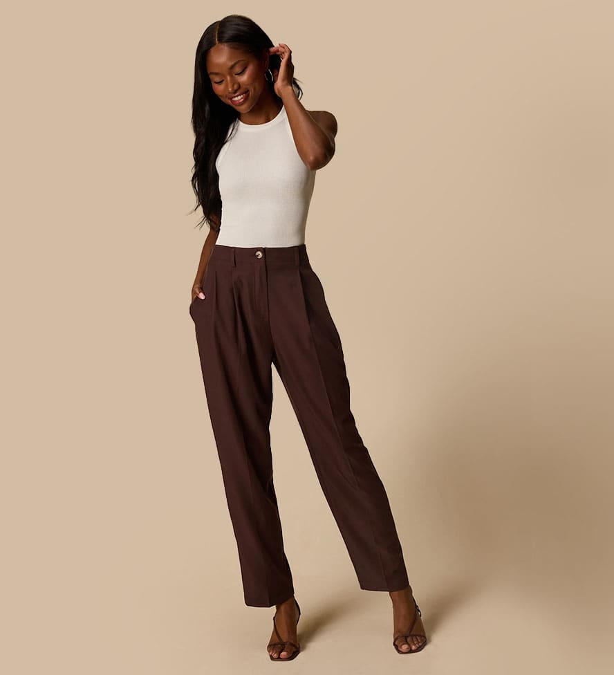 Trousers and wide-leg pants
