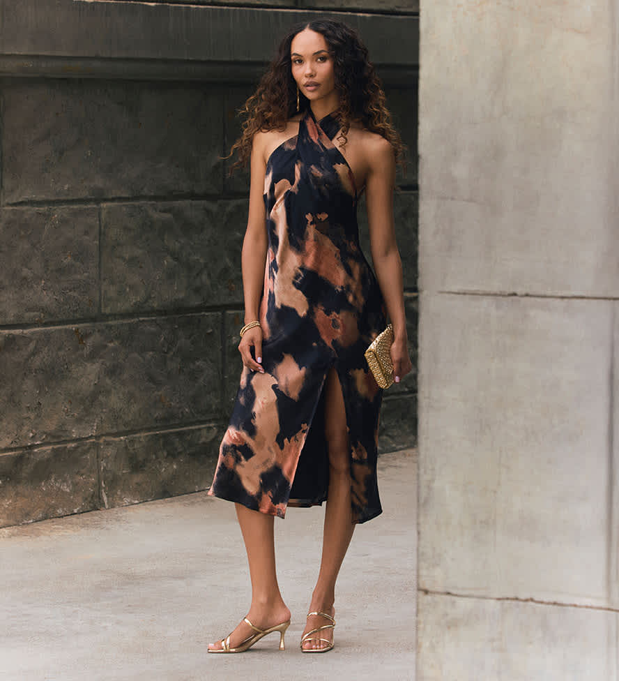 Cocktail wedding guest dresses
