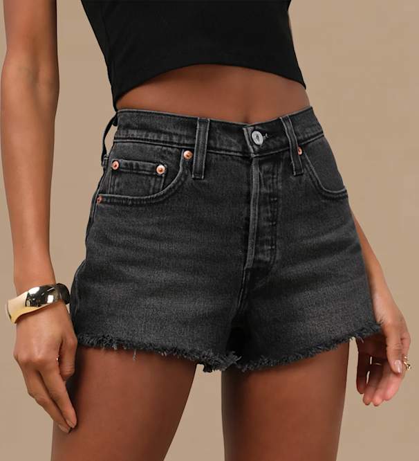 Denim shorts