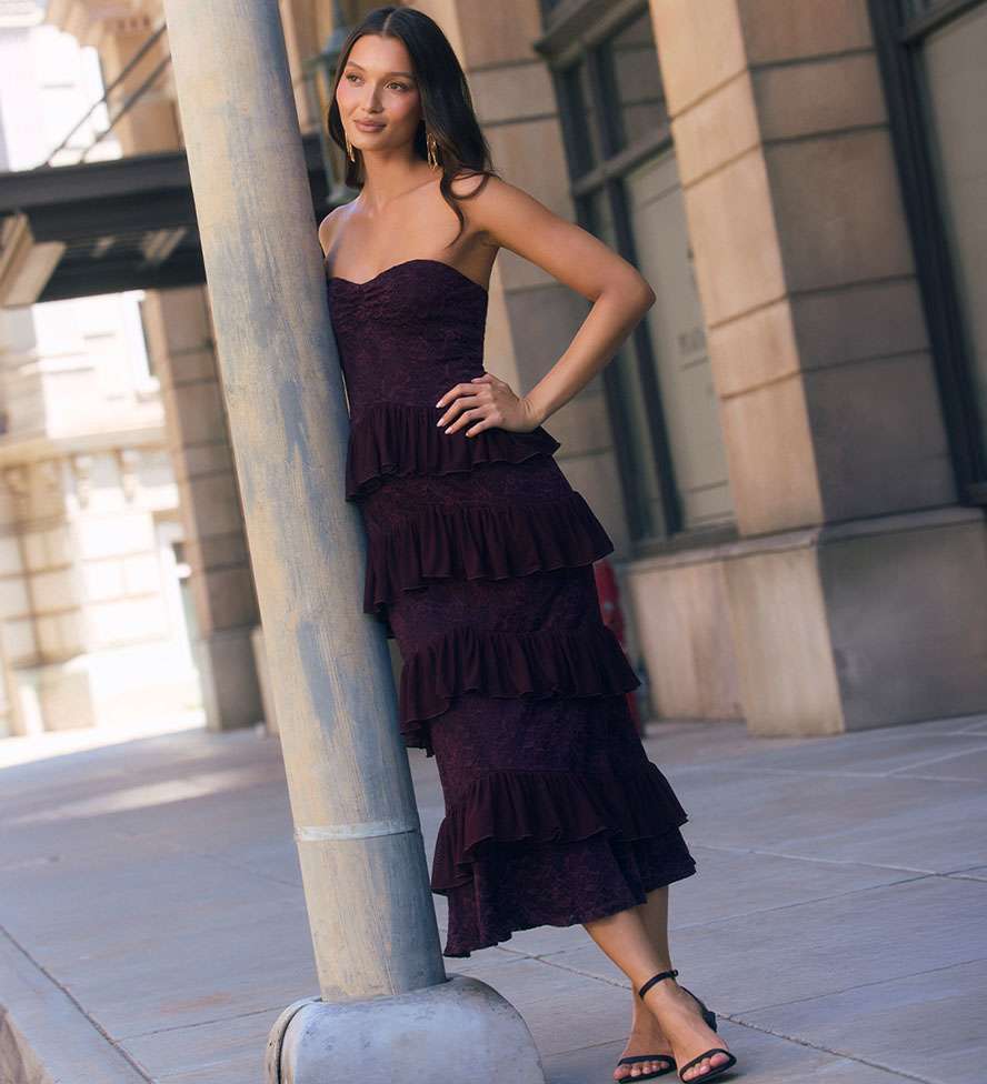 Cocktail wedding guest dresses
