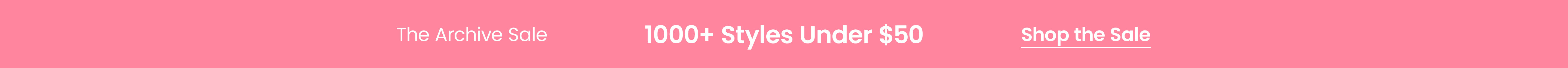 1000+ Styles Under $50