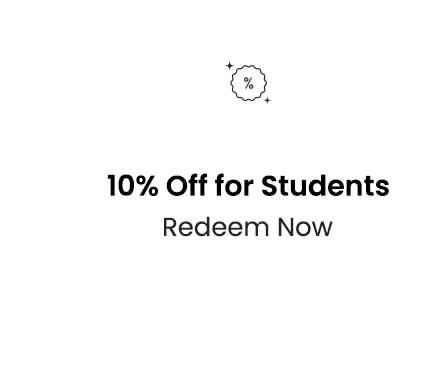 10% Off for Students