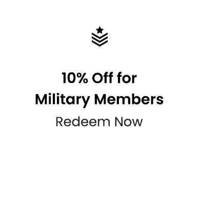 10% Off for Military Members