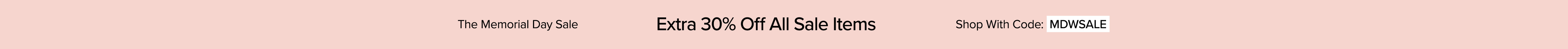 Extra 30% Off All Sale Items