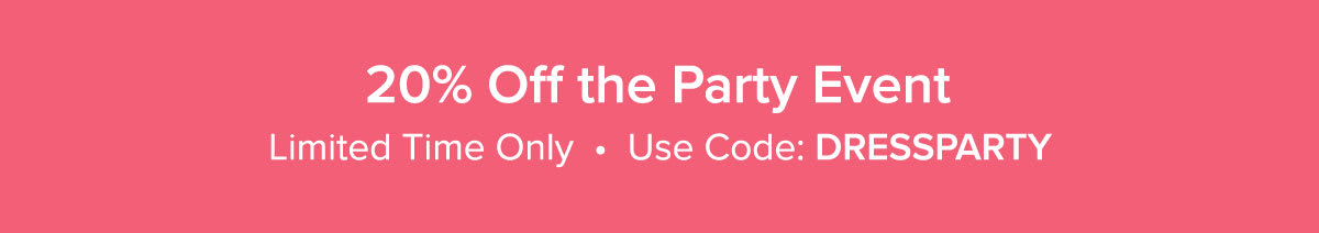 20% Off the Party Event