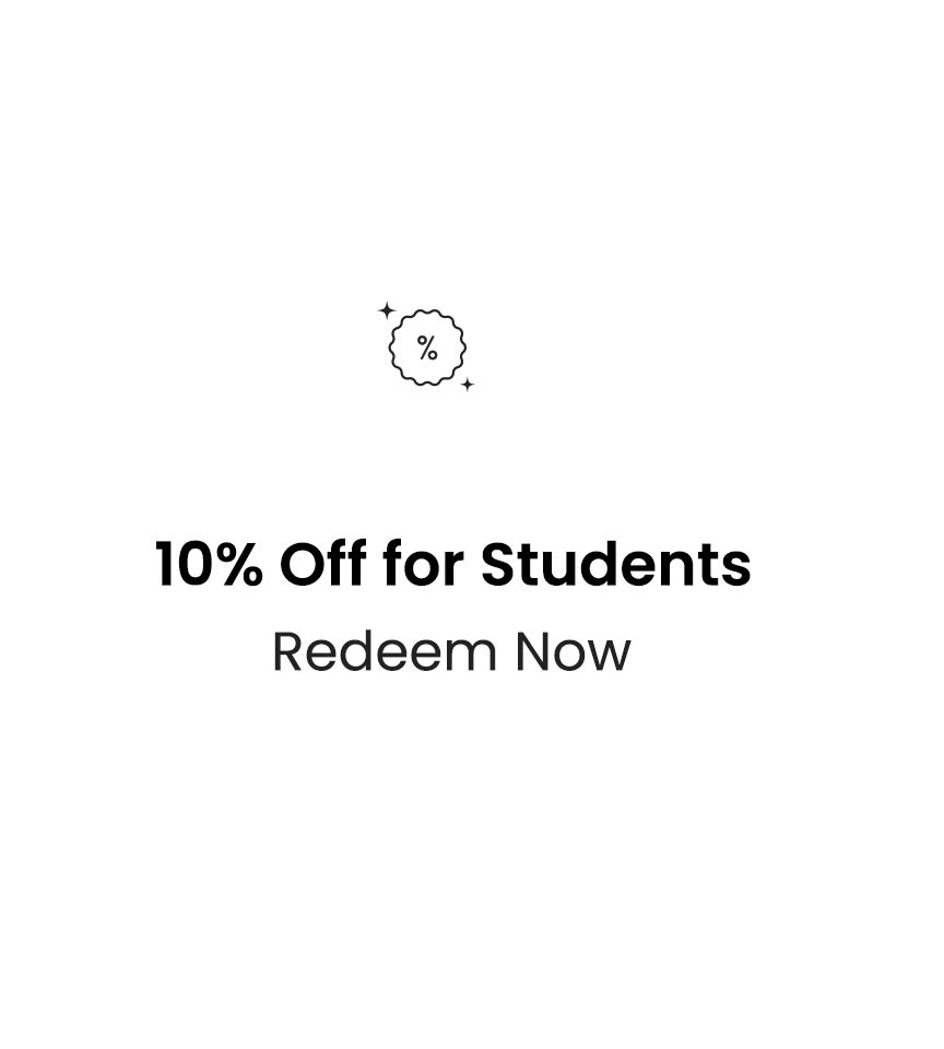 10% Off for Students