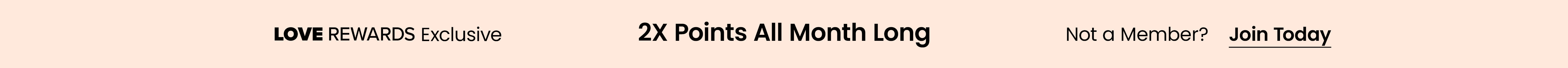 Double Points All February