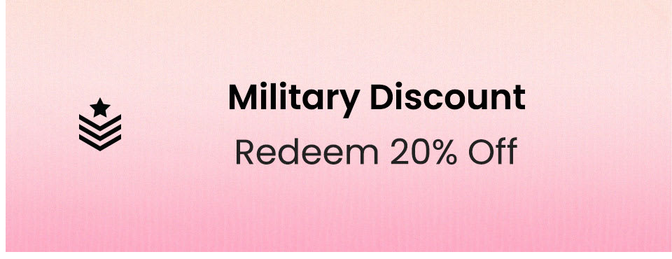 Military Discount | Redeem 20% Off